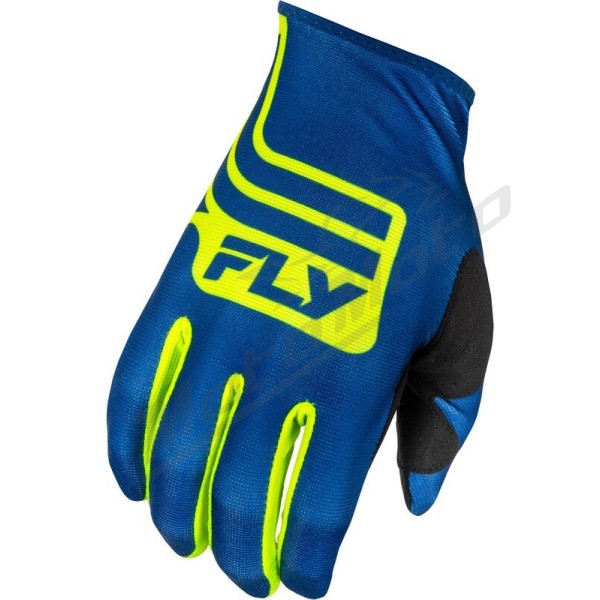 FLY RACING Lite L.E. Lancer Gloves - Navy/Hi-Vis