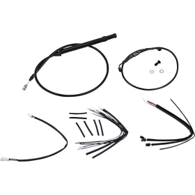 BURLY BRAND Ape Hangers handlebars Cables / Lines Extension Kit Harley Davidson 1750-1923cc 2018-2026