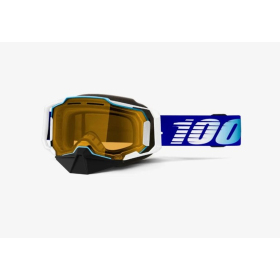 100% Armega Snowmobile Goggles (Yellow Lens)