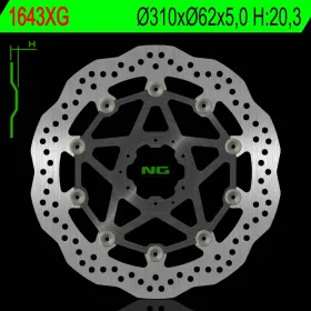 NG BRAKES Front Wave Floating Brake Disc 310mm Honda CRF 1000cc 15-22