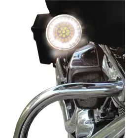 DRAG SPECIALTIES Front Dual Ring Turn Signal Inserts Harley Davidson FLSTC 1340cc 97