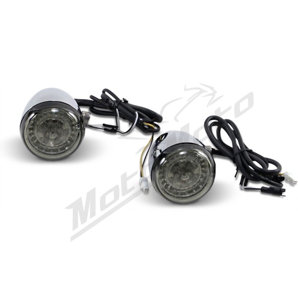 CUSTOM DYNAMICS ProBEAM® International Dynamic Ringz™ Front Turn Signals INDIAN CHIEF / SPRINGFIELD 1811-1890cc 14-24