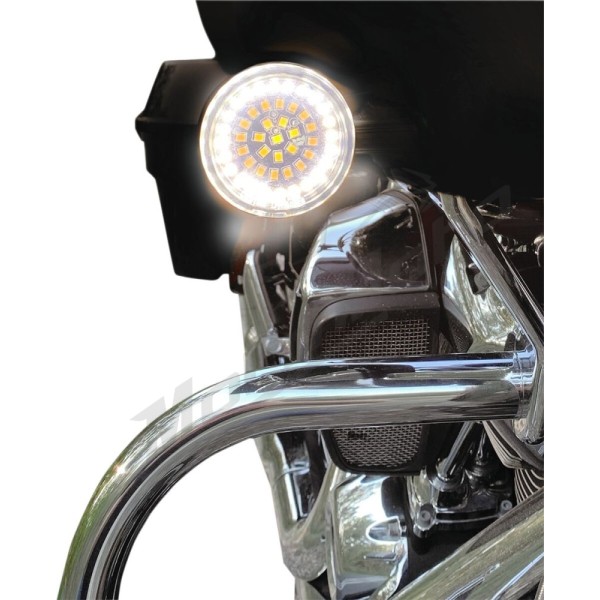 DRAG SPECIALTIES Posūkių signalų įdėklai Harley Davidson FLSTC 1340cc 97