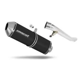 Suzuki GSF 650 BANDIT N / S 2005-2006 Exhaust Silencer Muffler OVR BLACK + dB killer