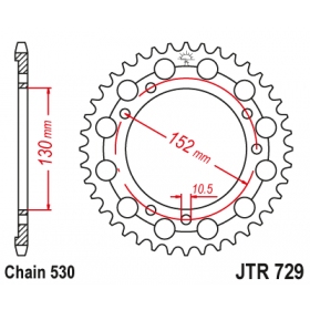 Rear sprocket JTR729