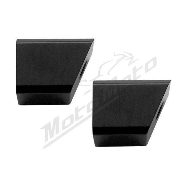 HEINZ BIKES License Plate Mount Adapter Cubes Harley Davidson FLHR / FLHX / FLTRX / FLTRXS / FLTR 1584/1977 09-24