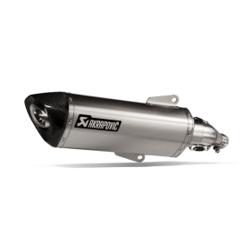 AKRAPOVIC Slip-On Line Muffler Stainless Steel / Carbon Fiber Yamaha XMAX 125 21-24