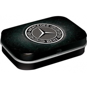 Box of mint sweets MERCEDES-BENZ BLACK 62x41x18mm 4pcs.