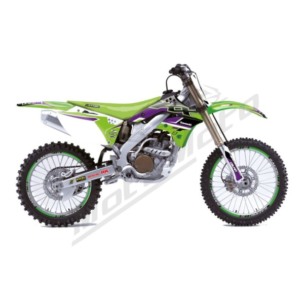 BLACKBIRD RACING Dream 5 Graphic Kit Kawasaki KX 250cc 06-08