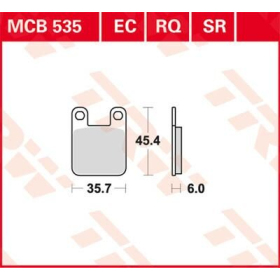 TRW RQ Series Organic Sports Brake Pads Aprilia / Beta / Sherco 80-270cc 90-05