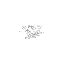POLINI Engine Case SPX With Complete Support Peugeot 103 RCX / SPX 50cc 88-94 