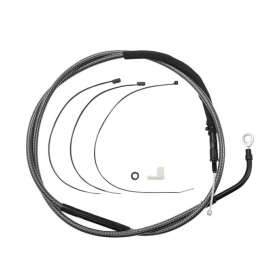 MAGNUM SHIELDING Polished Karbon Fiber Clutch Cable Harley Davidson FLH / FLHT / FLHTK / FLHX / FLHXS / FLHXSE 1750/1977 21-24 177cm