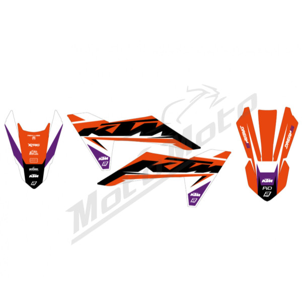 BLACKBIRD DREAM 5 STICKER SET KTM SX 65 2024