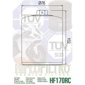 Tepalo filtras HIFLO HF170BRC HARLEY DAVIDSON 1980-2019