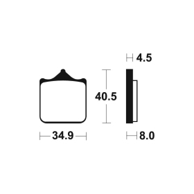 TECNIUM Professional Racing Sintered Metal Brake pads - MSR370 BMW S1000 R/RR 10-24