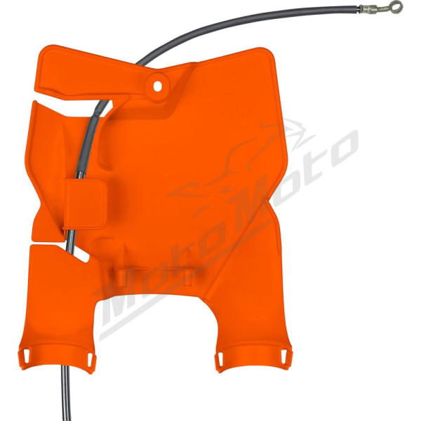 UFO Stadium Number Plate with Fork Guards KTM SX 65-85cc 16-> Orange