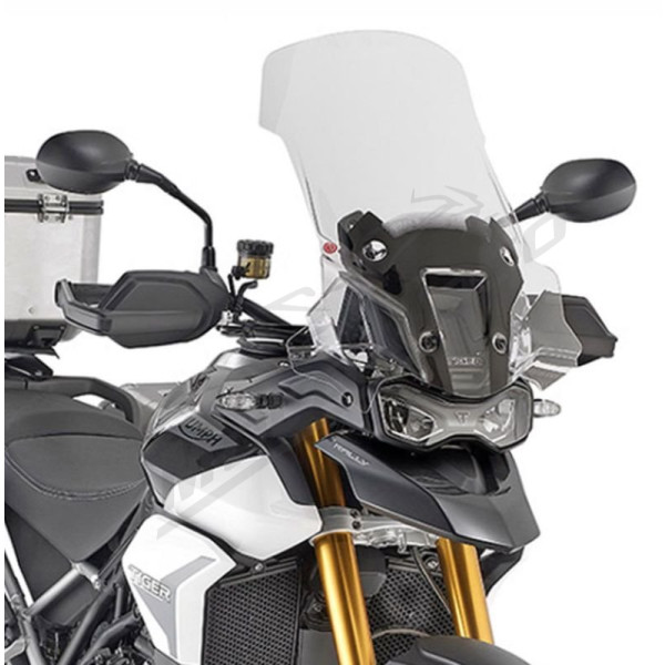 KAPPA Stiklas 59x48cm skaidrus Triumph Tirger 900 20-23