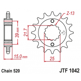 Front sprocket JTF1042