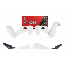 RACETECH Plastic Kit Husqvarna FE, TE 250/501cc 2020 White/ Black