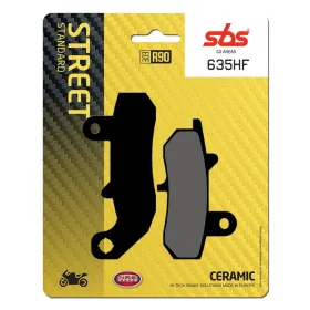 SBS HF Street 635HF Ceramic Organic Brake Pads Suzuki DR / RG 125-800cc 89-96