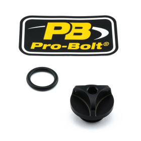 PRO BOLT Alyvos įpylimo dangtelis juodas APRILIA / BENELLI / CAGIVA 125-1400cc 88-26