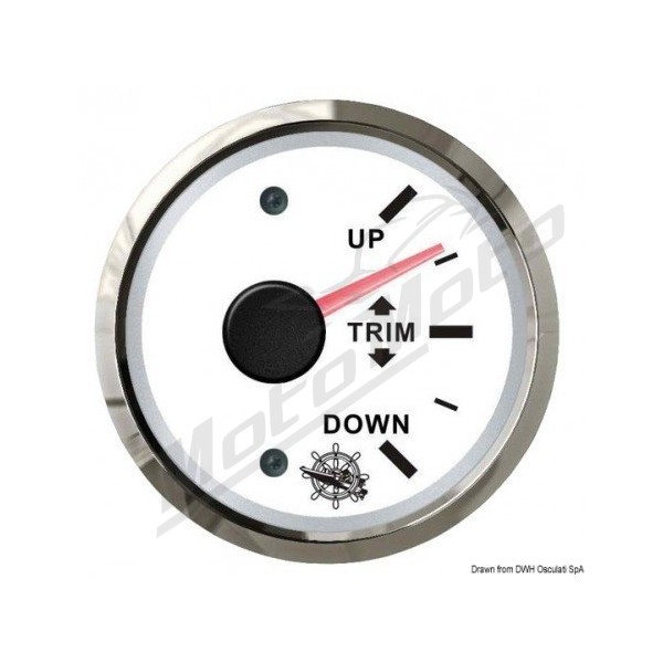 Osculati Powertrim gauge 0-190 Ohms 12/24V