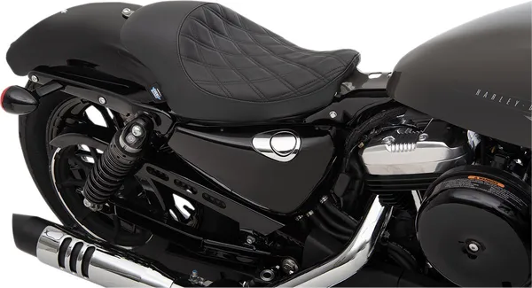 DRAG SPECIALTIES SEATS 3/4 Solo Seat Harley Davidson XL 883-1200cc 04-22