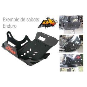 AXP Enduro dugno apsauga juoda HDPE 6 mm Yamaha WR250F 2007-2010