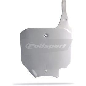 Polisport priekinis numerio plastikas Honda CR 80/85cc  1996-2007 Balta