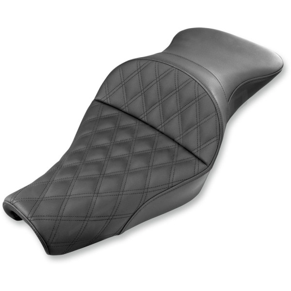 SADDLEMEN Explorer Lattice Stitch Seat Harley Davidson XL 883-1200 04-22