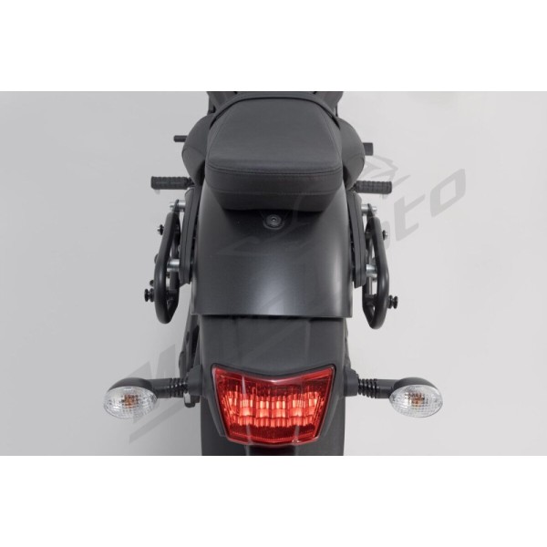 SW-MOTECH Legend Gear LC2 šoninės daiktadėžės Black Edition Kawasaki EN 650 15-24