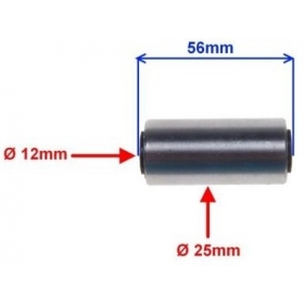 Metal / rubber bushing 25x12x56