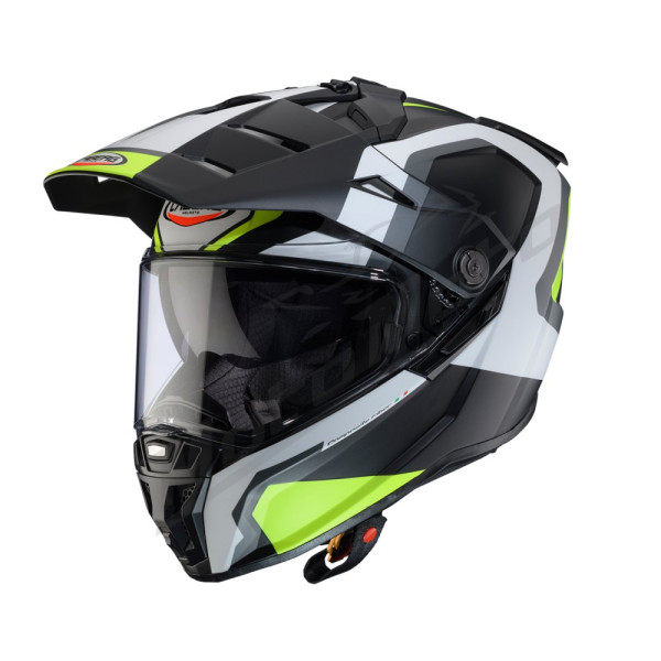 Off Road Helmet Caberg Tanami Scram Matte Black/Gray/Fluo Yellow