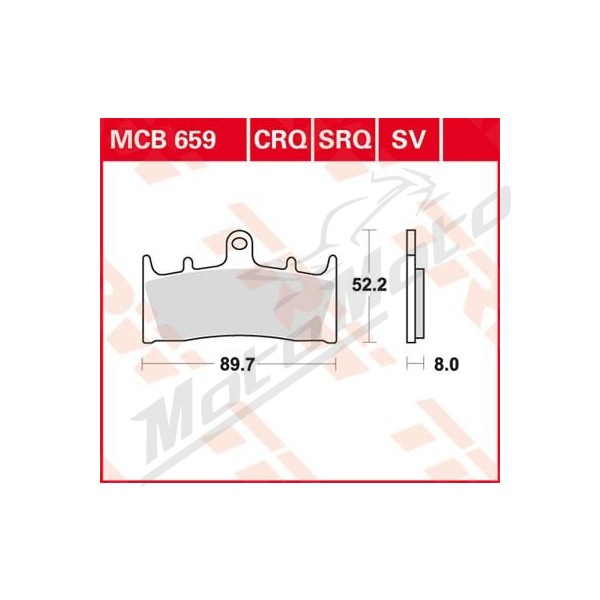 TRW All Round Sintered Metal Brake Pads Kawasaki / Suzuki 900-1600cc 96-07