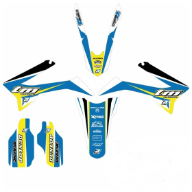 Blackbird set of stickers Dream 4 color blue/yellow TM MX / EN 125-450cc 15-21