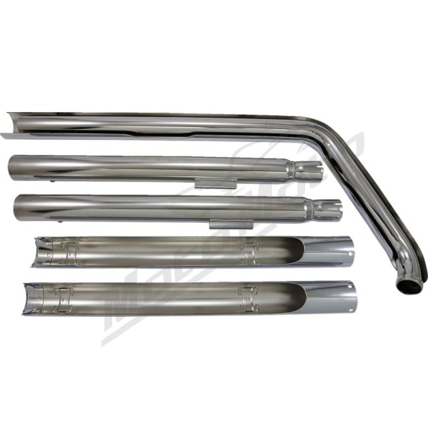 COBRA Bad Hombre Dual Exhaust System Harley Davidson FLST / FLSTC / FLSTCI / FLSTF / FLSTFI / FLSTN / FXST / FXSTD / FXSTS 1340-1450cc 86-06