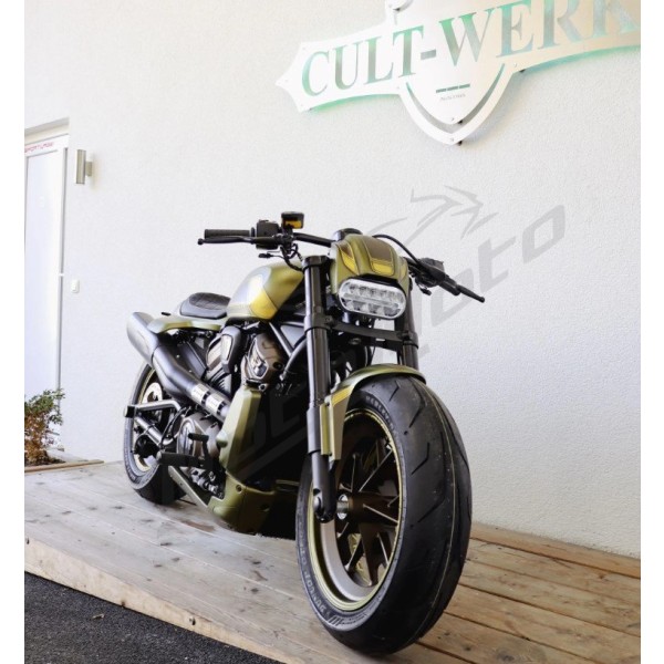 CULT WERK Headlight Cover Raw Harley Davidson RH 1250cc 2021-2026