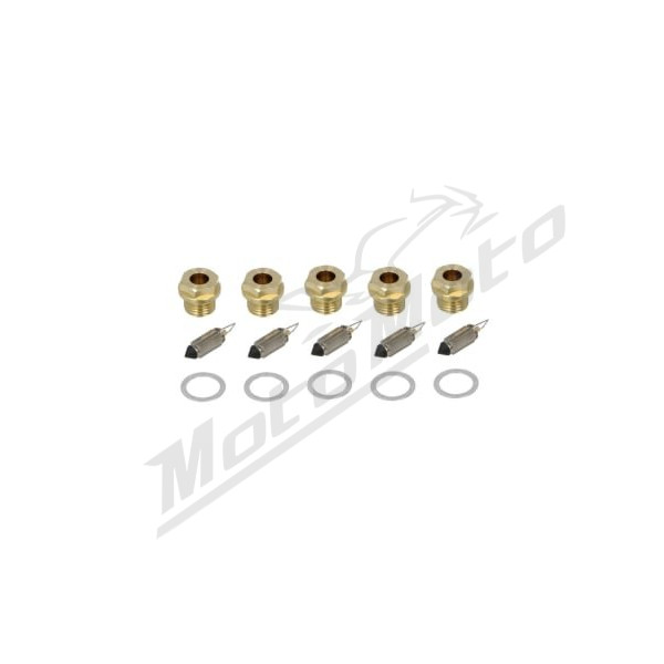 TOURMAX Float Valve Set 5 pcs. Kawasaki KX 65cc 00-17
