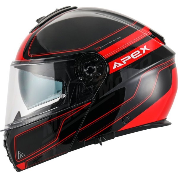 Modular Helmet APEX MT300 Sydney Black/Red