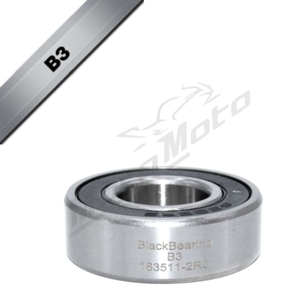 BLACK BEARING B3 guolis 16x35x11 mm MR163511-2RS
