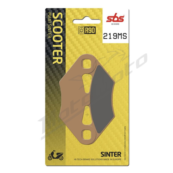 SBS MS Scooter Maxi 219MS Sintered Brake Pads Peugeot Metropolis 400 15-16
