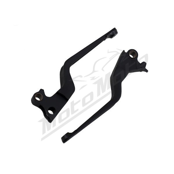 KURYAKYN Dillinger Lever Set Black Harley Davidson FLD / FLHRI / FLHRS / FLHTI / FXD / XL / XLH 883/1690 96-17