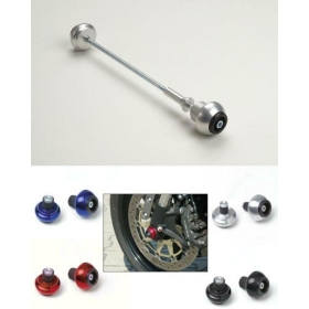 LSL priekinės ašies slaideriai sidabriniai SUZUKI GSX-R1000 2005-2011