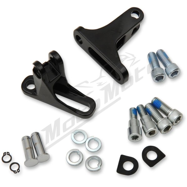 DRAG SPECIALTIES Short Passenger Foot Peg Mount Kit Harley Davidson FLHR / FLHRC / FLHRCI / FLHRI 1340-1923cc 93-24