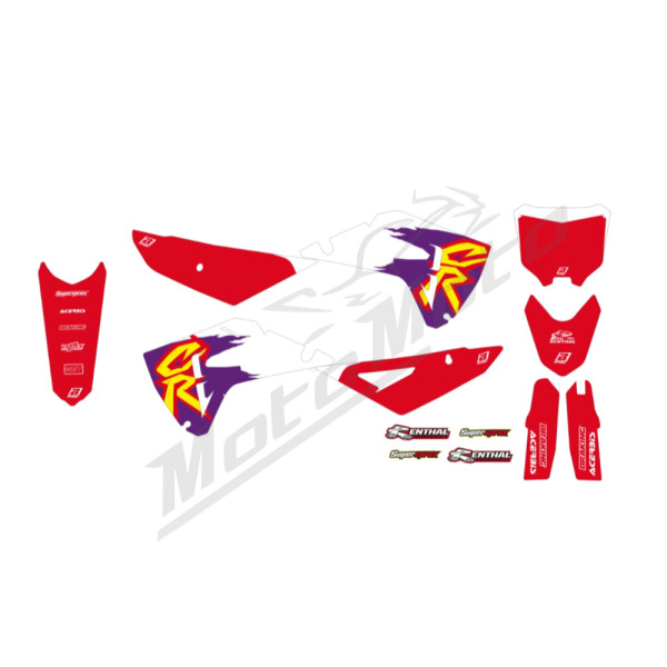 Blackbird RETRO grafikos lipdukų kompl. Honda CRF 250-450R 25->