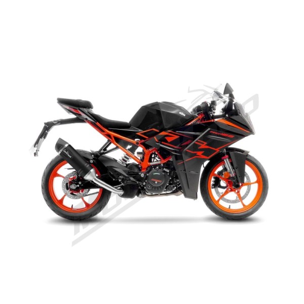 LEOVINCE LV One Evo Black Edition Slip-on Muffler  KTM RC 125-390 22-23
