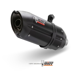 MIVV SUONO Steel Black Slip-On Yamaha FZ1 Fazer 1000 06-12