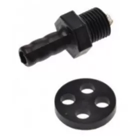 Hose connection + vacuum fuel tap gasket M10x1