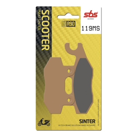 SBS MS Scooter Maxi 119MS Sintered Brake Pads Aeon / Daelim / Keeway / Kymco / SYM 50-400cc 99-18