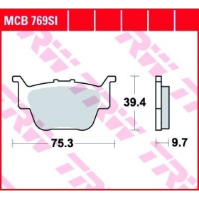 BRAKE PADS TRW MCB769SI OFFROAD